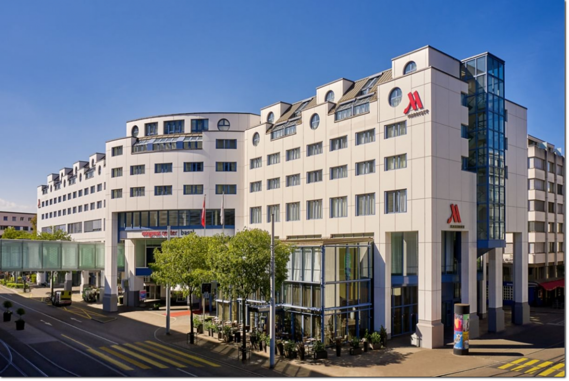 Entrance Marriott Basel